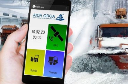 Effiziente Winterdienstdokumentation: Digitale Lösung von AIDA (Foto: AIDA ORGA)