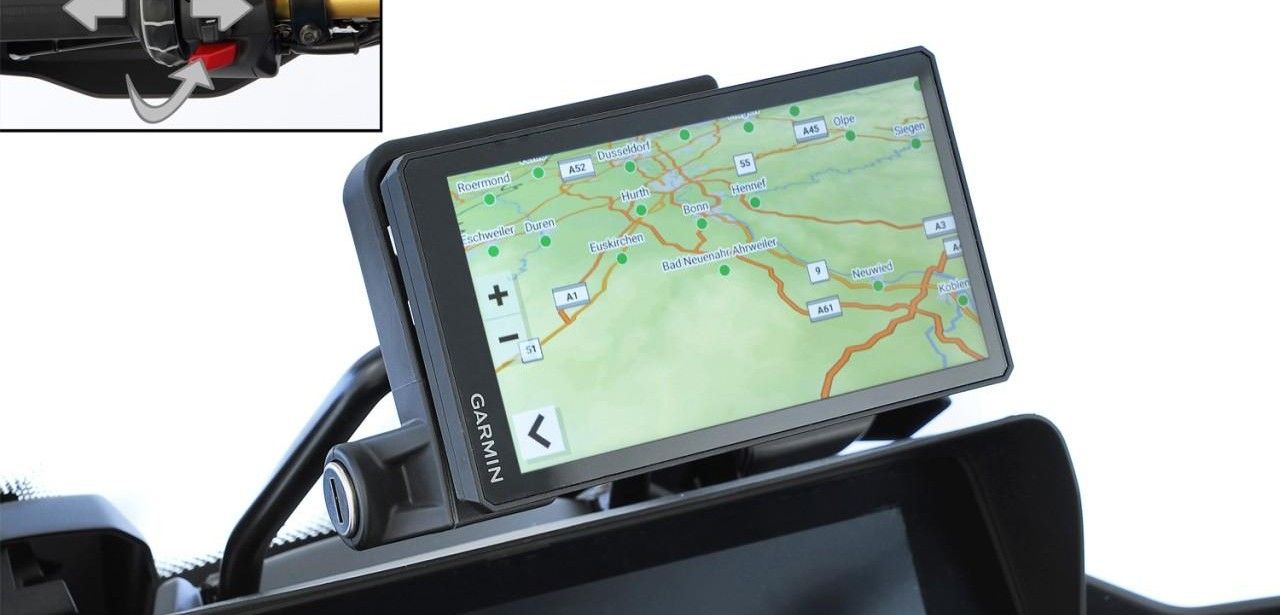 Neuer Plug & Ride Adapter integriert Garmin-Zūmo in (Foto: Wunderlich GmbH)