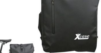 Multifunktionale 3in1-Fahrradtasche schützt Laptop und Kleidung zuverlässig vor (Foto: PEARL GmbH)